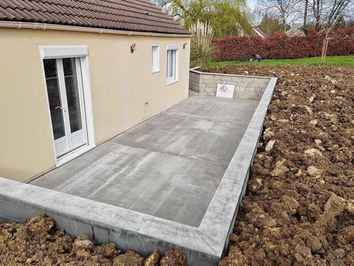 Travaux rénovation terrasse La Ferté-Gaucher